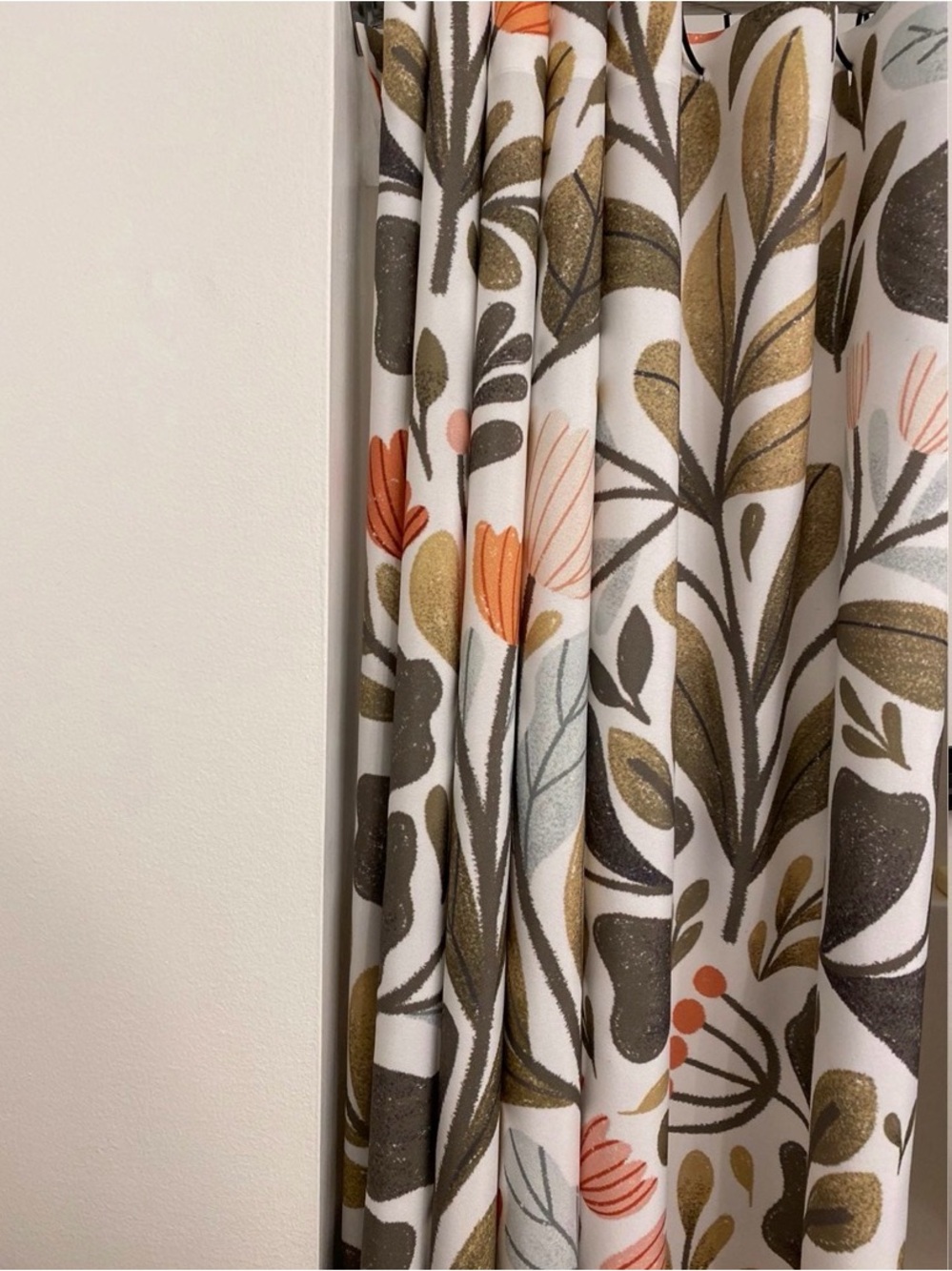Society 6 Shower Curtain - Floral Month of May in White by Iz Ptica - Picture 2 of 4